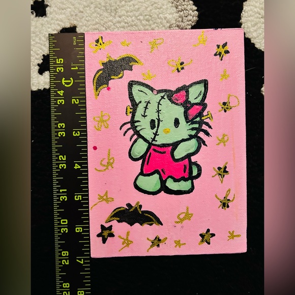 Hello Kitty Halloween Frankenstein Paintings - Picture 5 of 5
